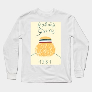 Tennis vintage poster Long Sleeve T-Shirt